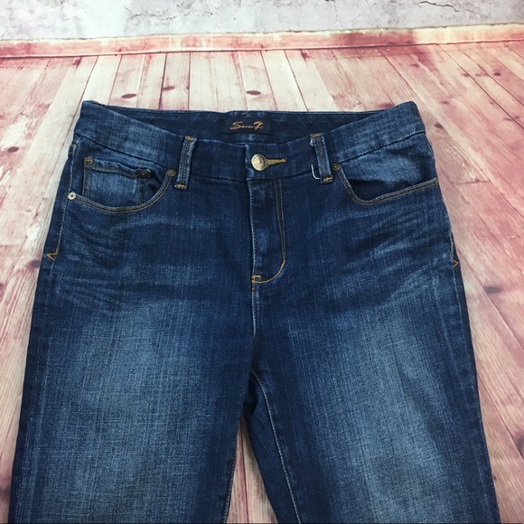 💸Seven7 Bootcut denim jean in size 8 - Picture 2 of 8